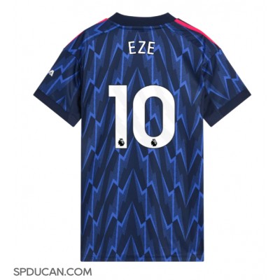 Zenski Nogometni Dres Arsenal Eberechi Eze #10 Gostujuci 2025-26 Kratak Rukav Zenski Nogometni Dres Arsenal Eberechi Eze #10 Gostujuci 2025-26 Kratak Rukav